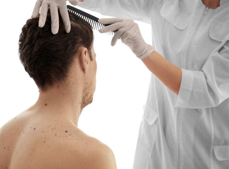 Consultation - diagnostic des cheveux et du cuir chevelu